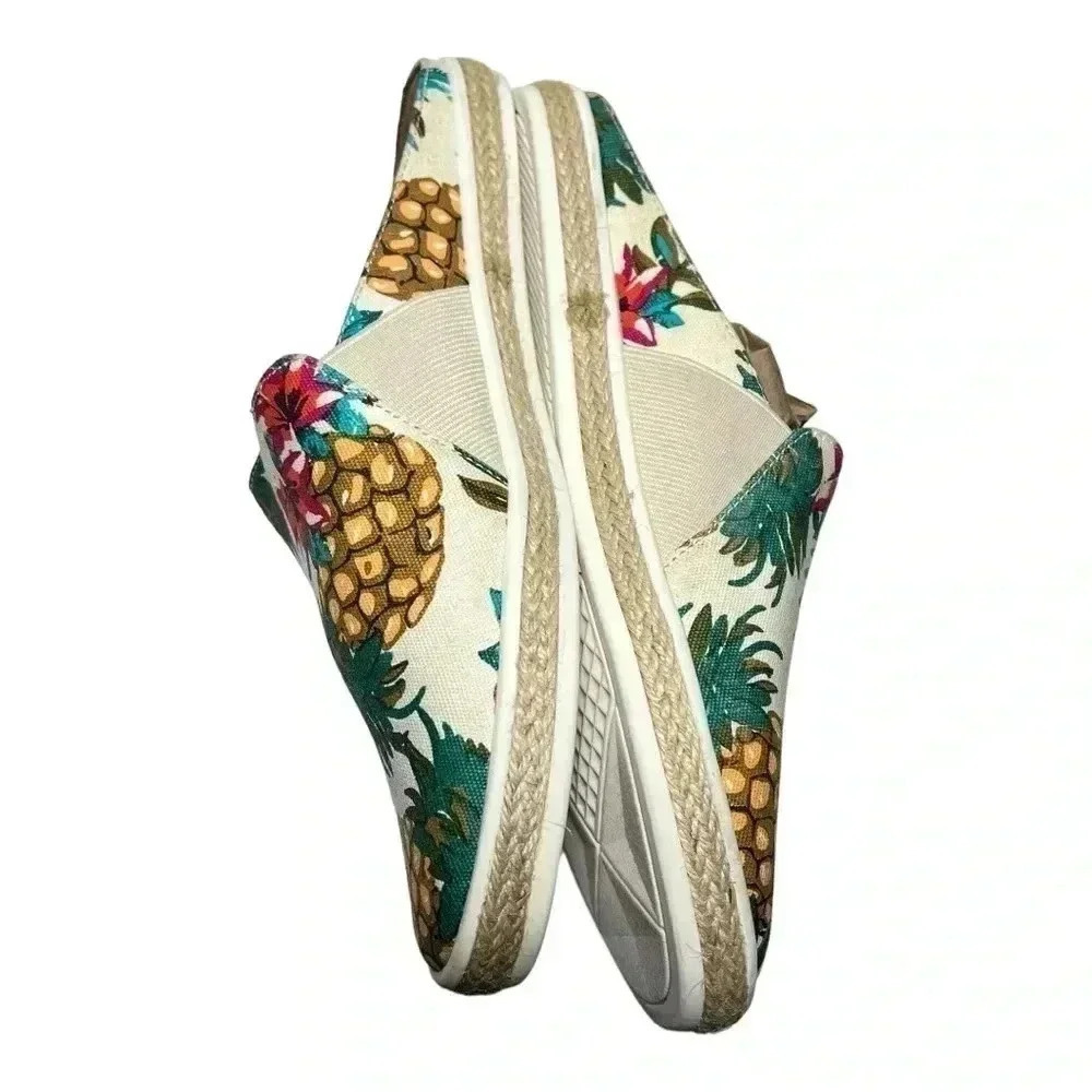 A2 by Aerosoles Women’s Flat Mules Natural Multi Colored Size 7 Brand New No Box - Picture 6 of 10